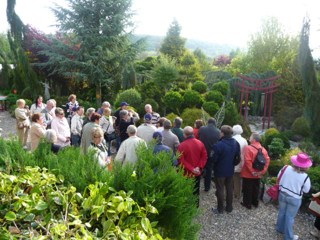 Visite guidée par Yves Pitau.