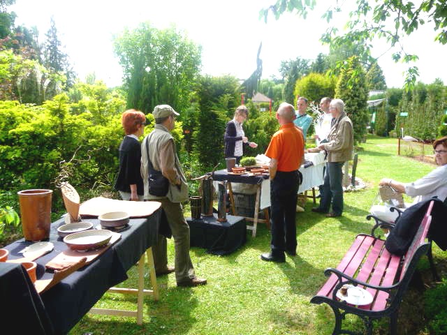 Le stand du potier.